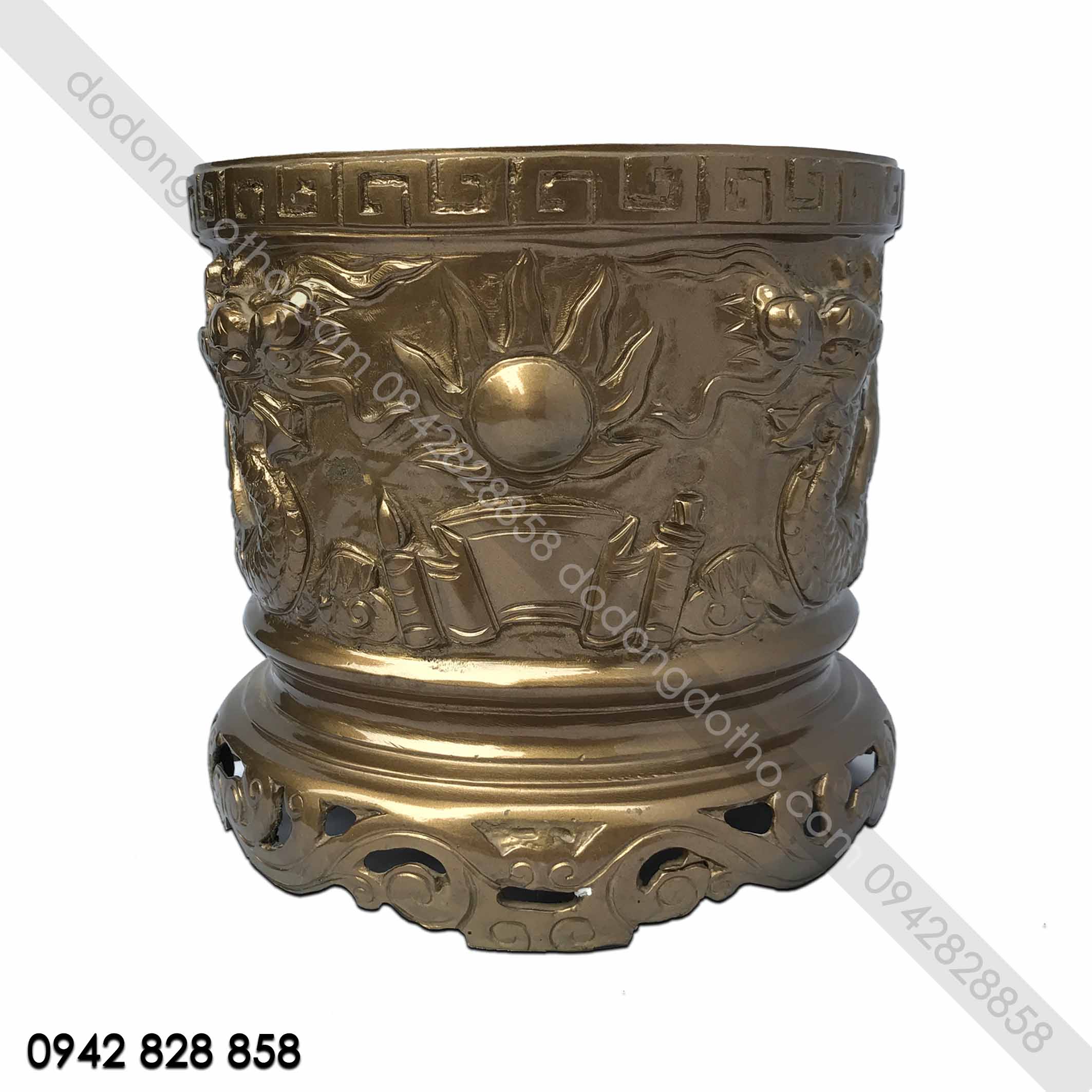 BÁT HƯƠNG ĐỒNG ĐỎ RỒNG NỔI GIẢ CỔ