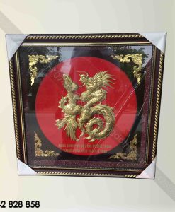 CHỮ PHÚC HÓA RỒNG NỀN NHỰA