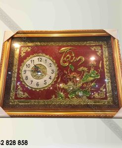 ĐỒNG HỒ CHỮ TÂM LIỀN TẤM ĐỒNG