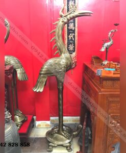 HẠC CƯỠI RÙA ĐỒNG ĐỎ 1M80