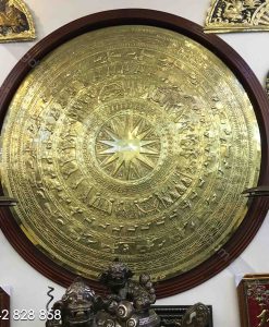 MẶT TRỐNG ĐỒNG VÀNG 2M GÒ THỦ CÔNG