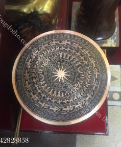 QUẢ TRỐNG ĐỒNG ĐỎ SƠN ĐEN 30CM