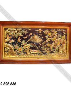 TRANH TỨ QUÝ BÌNH AN 2M3 x 1M2