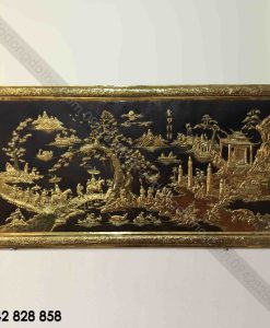 TRANH VINH QUY BÁI TỔ 1M55 X 80 KHUNG ĐỒNG