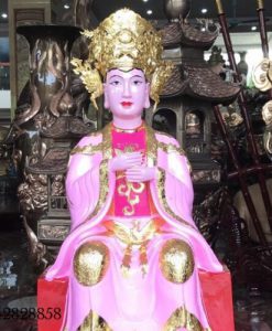 TƯỢNG CÔ CHÍN THIẾP VÀNG 9999