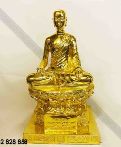TƯỢNG TRẦN NHÂN TÔNG MẠ VÀNG