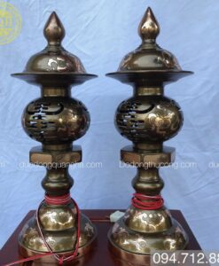 ĐÈN ĐỒNG ĐỎ 60 CẠO MÀU