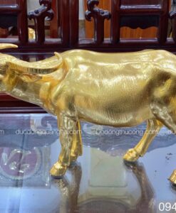 TƯỢNG TRÂU DÁT VÀNG 9999