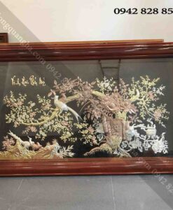 TRANH VINH HOA PHÚ QUÝ ĐỒNG ĐỎ