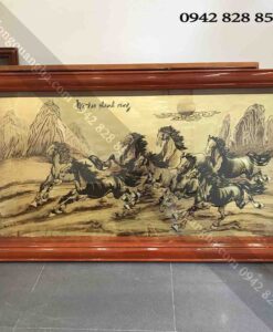 TRANH MÃ ĐÁO THÀNH CÔNG XƯỚC GIẢ CỔ 1M35 X 75CM