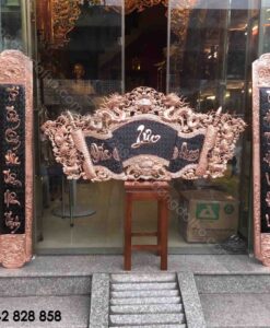 CUỐN THƯ CÂU ĐỐI ĐỒNG ĐỎ 1m55