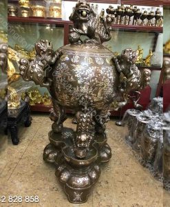 ĐỈNH CẦU 1M4 KHẢM TAM KHÍ 3 CHỮ VÀNG