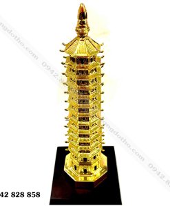 THÁP PHẬT MẠ VÀNG 30CM