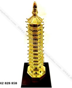THÁP PHẬT MẠ VÀNG 30CM