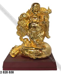 TƯỢNG DI LẶC ĐỨNG TRÊN TÚI TIỀN