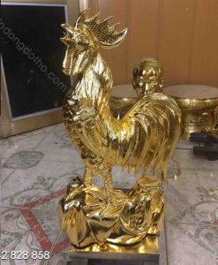 TƯỢNG GÀ MẠ VÀNG 9