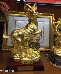 TƯỢNG DÊ MẠ VÀNG 6