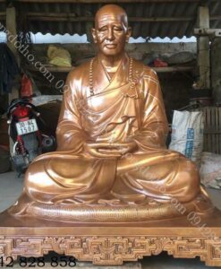 TƯỢNG THIỀN SƯ ĐỒNG ĐỎ 1M80