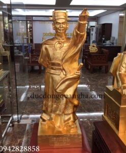 TƯỢNG LÝ THƯỜNG KIỆT THIẾP VÀNG 9999 90CM
