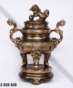 ĐỈNH RỒNG NỔI 50 ĐỒNG ĐỎ CẠO MÀU