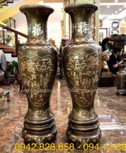 LỌ HOA 1M5 KHẢM TAM KHÍ