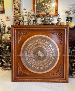 MẶT TRỐNG ĐÔNG SƠN HOA VĂN CHÌM