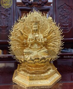 TƯỢNG PHẬT THIÊN THỦ THIÊN NHÃN DÁT VÀNG 9999