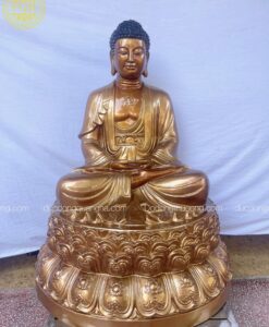 TƯỢNG PHẬT ADIDA CAO 1M ĐỒNG ĐỎ