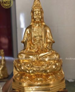 BỘ TƯỢNG TAM THÁNH PHẬT DÁT VÀNG 9999