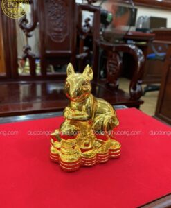 CHUỘT GIÁP NGỌC BÉ MẠ VÀNG 24K