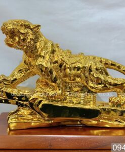 HỔ ĐỨNG NÚI ĐÁ MẠ VÀNG 24K