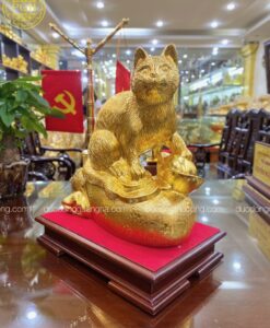 MÈO BỊ TIỀN TO DÁT VÀNG 9999