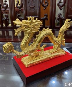 RỒNG NHẢ NGỌC BÉ DÁT VÀNG 9999