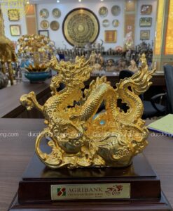 RỒNG HỒ LÔ MẠ VÀNG 24K