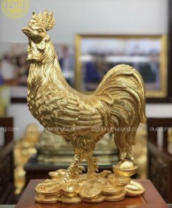 GÀ ĐỨNG TIỀN DÁT VÀNG 9999