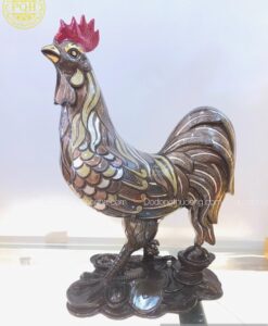 GÀ TRỐNG KHẢM NGŨ SẮC CAO 40CM