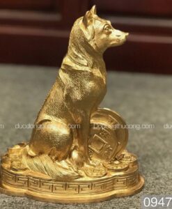 TƯỢNG CHÓ ĐỒNG VÀNG KATTUT