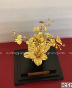 CHẬU LAN MẠ VÀNG 24K
