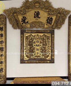 BỘ CUỐN THƯ CÂU ĐỐI 1M75 VÀNG ĐEN