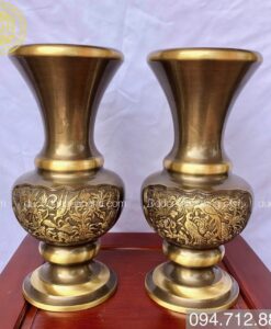 LỌ HOA ĐỒNG VÀNG MÀU 2 CÔNG NGHỆ