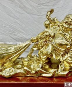 TƯỢNG DI LẠC KÉO BỊ ĐỒNG VÀNG KATTUT