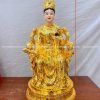 TƯỢNG MẪU CỬU TRÙNG THIÊN CAO 60CM MẠ VÀNG