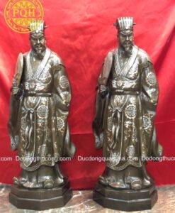 +20 TƯỢNG KHỔNG MINH " GIA CÁT LƯỢNG " BẰNG ĐỒNG ĐẸP TẠI ĐÚC ĐỒNG QUANG HÀ
