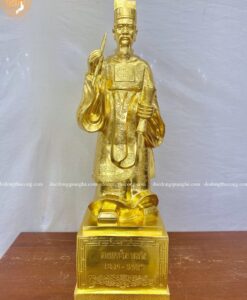 TƯỢNG NGUYỄN TRÃI CAO 80CM DÁT VÀNG 9999