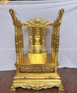 NGAI THỜ ĐỒNG VÀNG THẾP VÀNG 9999