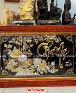 TRANH CHA MẸ BẰNG ĐỒNG