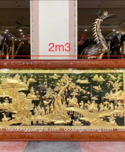TRANH VINH QUY BÁI TỔ 2M3 THẾP VÀNG 9999