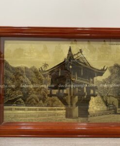 TRANH CHÙA MỘT CỘT KÍCH THƯỚC 1,25MX75CM