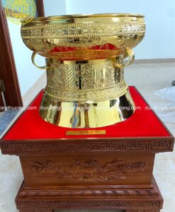 BÀN GIAO QUẢ TRỐNG 50CM MẠ VÀNG CHO KHÁCH NINH BÌNH